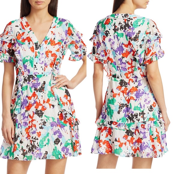 Tanya Taylor Dresses & Skirts - NWT Tanya Taylor Rhett painted floral dress | SZ 8